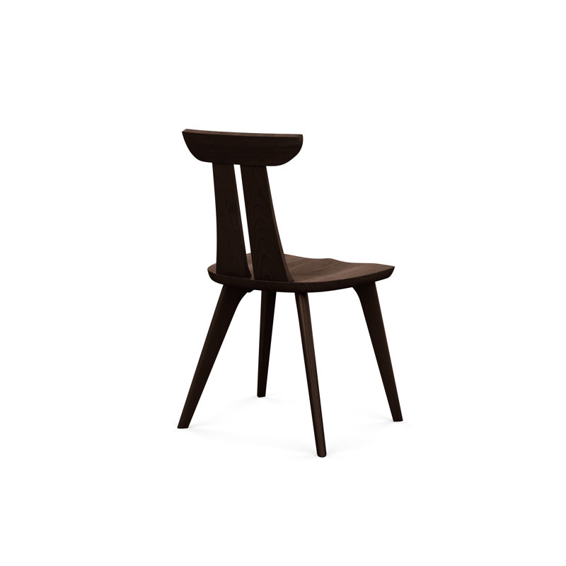 Estelle Solid Wood Dining Chair, Smoke Cherry
