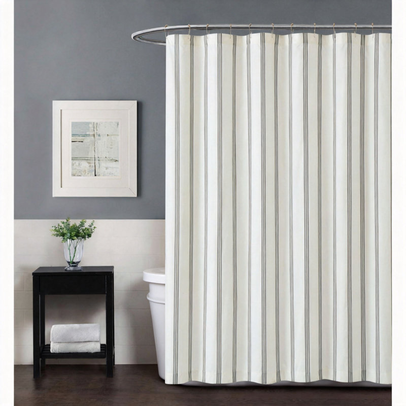 Plaid Shower Curtain (Stripe)