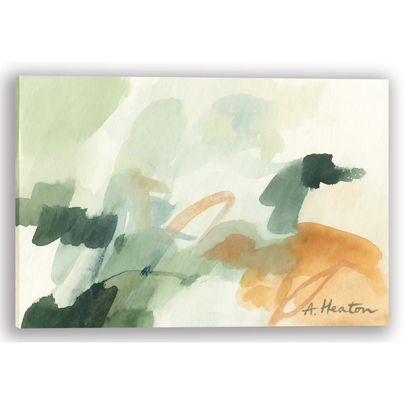 Soft Motion - Toile aquarelle abstraite par A. Heaton