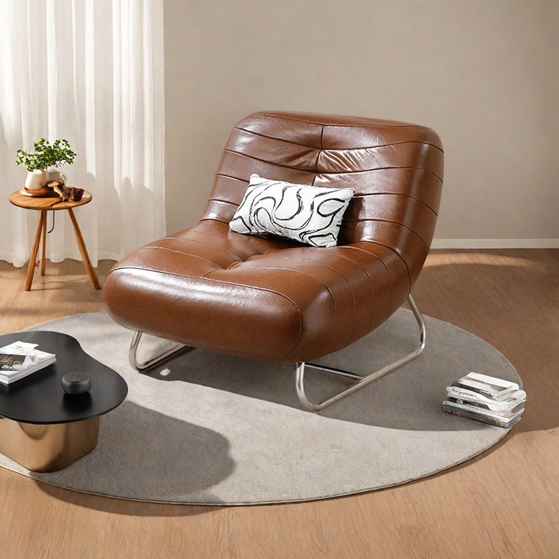 Luxueuse chaise de loisir en bois massif éponge