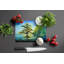 Cypress Tree in the Bayou Blue Glass Cutting Board