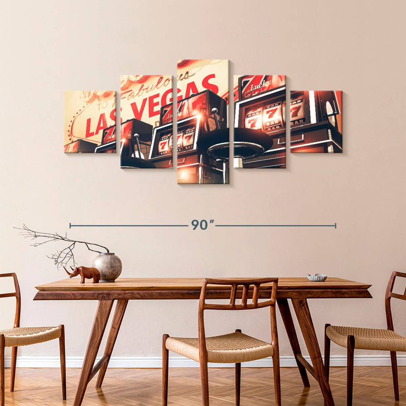 Panneau de bienvenue du casino de Las Vegas, H 42 po x l 92 po