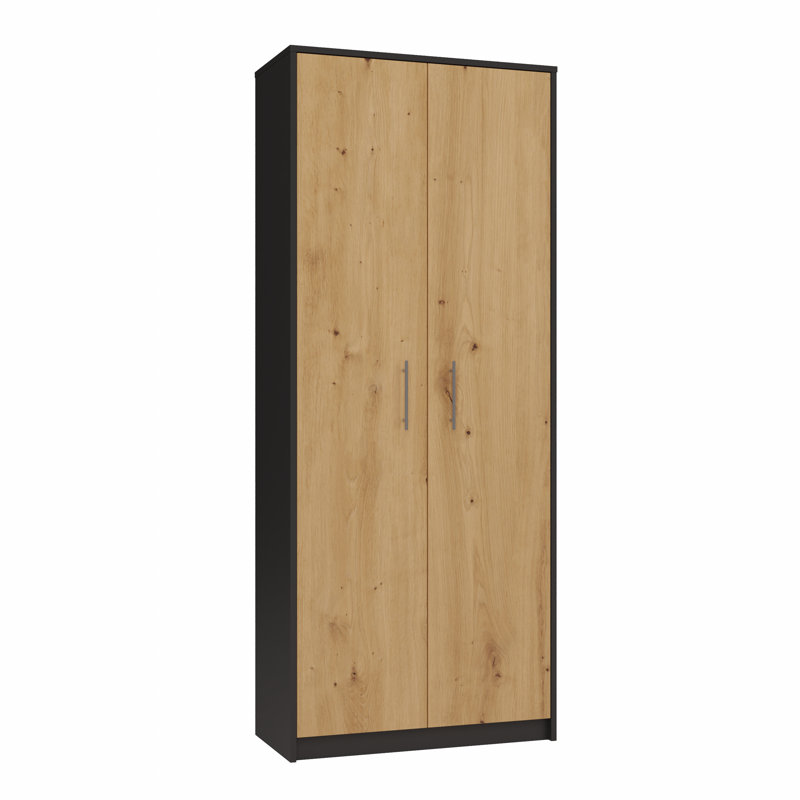 Jahmeek 180cm H x 74cm W Bookcase, Brown