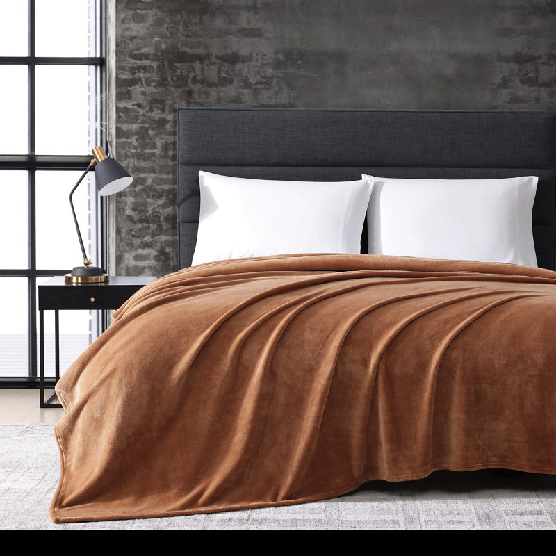 Couverture en molleton très doux Kenneth Cole Reaction, 4.3, Orange