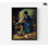 Femme paysanne cuisinant au coin du feu par Vincent Van Gogh, art mural femme, décoration de maison de cuisine, art mural de restaurant, décoration de foyer