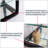 Tempered Glass Counter Top Display Showcase With Sliding Glass Door And Lock