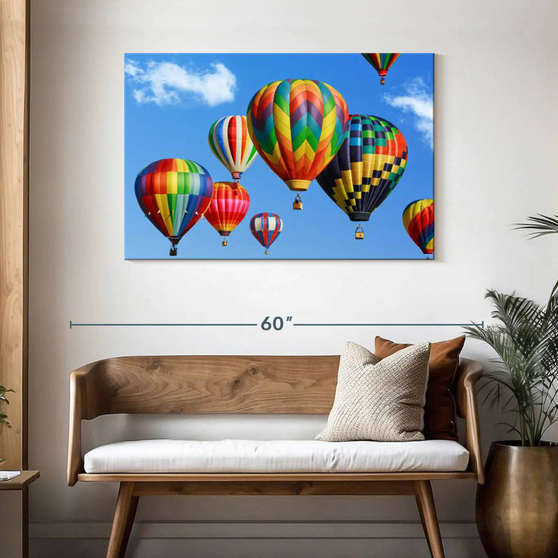 Montgolfières Mehar Rainbow, H 30 po x l 45 po