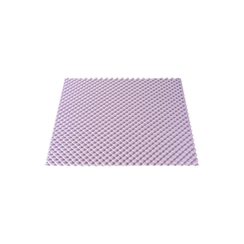 Egg Crate Memory Foam Mattress Topper, Cooling Gel Infused Foam Mattress Topper For Pressure Relief, Full, 2"