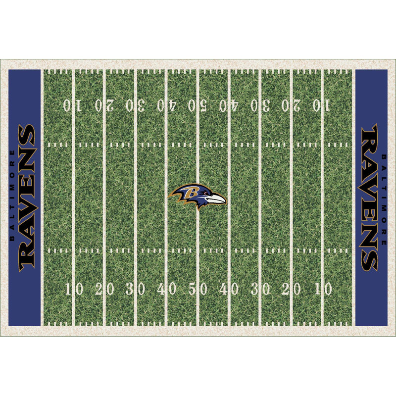 Rug, 3'10" x 5'4", Baltimore Ravens