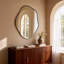 Aluminum Frame Asymmetrical Wall Mirrors 