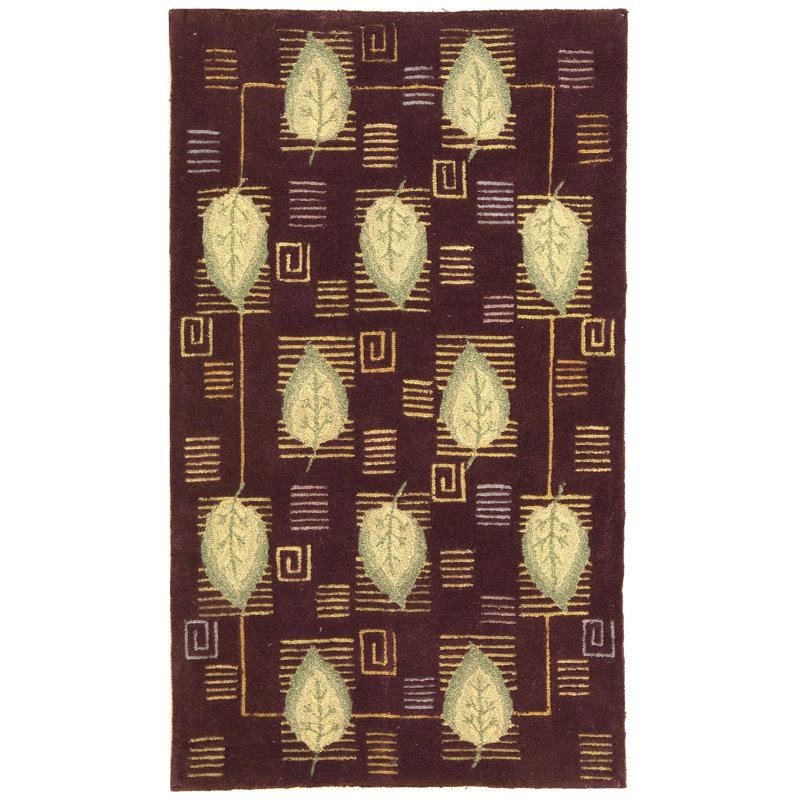 Berkley Wool Pile Floral Rug, Rectangle 3'9" x 5'9"