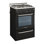 Cuisinière au gaz autoportante de 23,5 po à 4 brûleurs de 2,3 pi³ avec four à convection Prestige