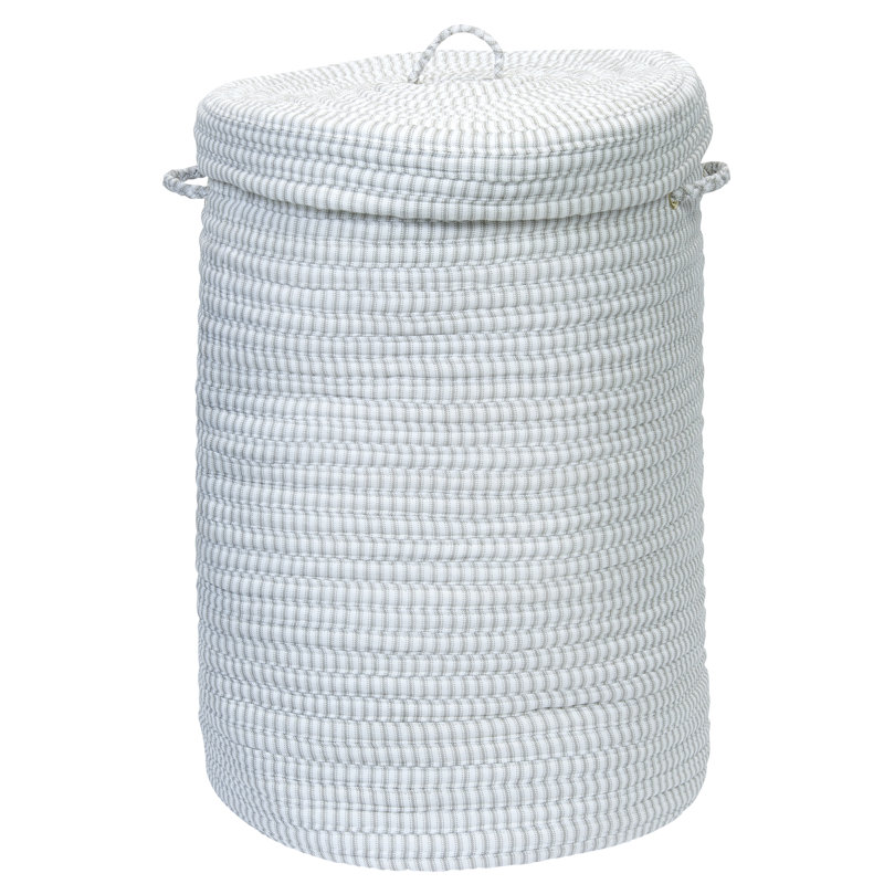 Panier à linge avec rangement, Gris