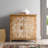 Hudspeth 2-Door Carved Medallion Accent Cabinet