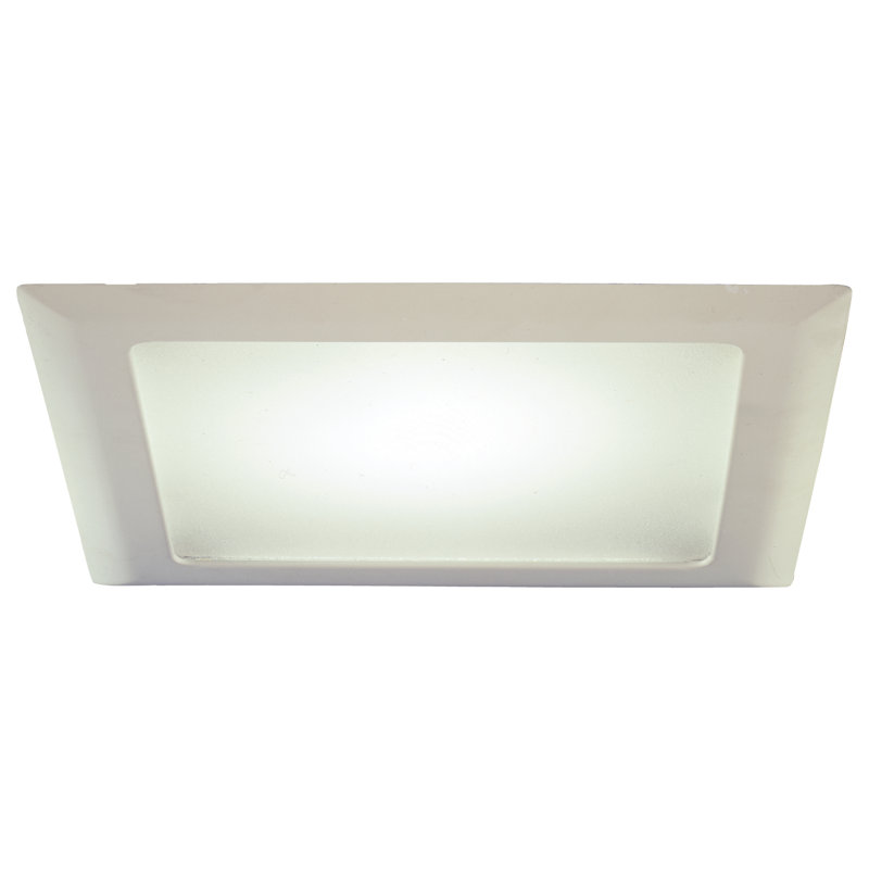 9.25'' White Open Recessed Trim