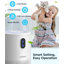 Purificateur d'air Airo Comfort pour les grandes pièces - Jusqu'à 1076 pieds carrés Avec filtre Hepa véritable H13, élimination des odeurs et veilleuse