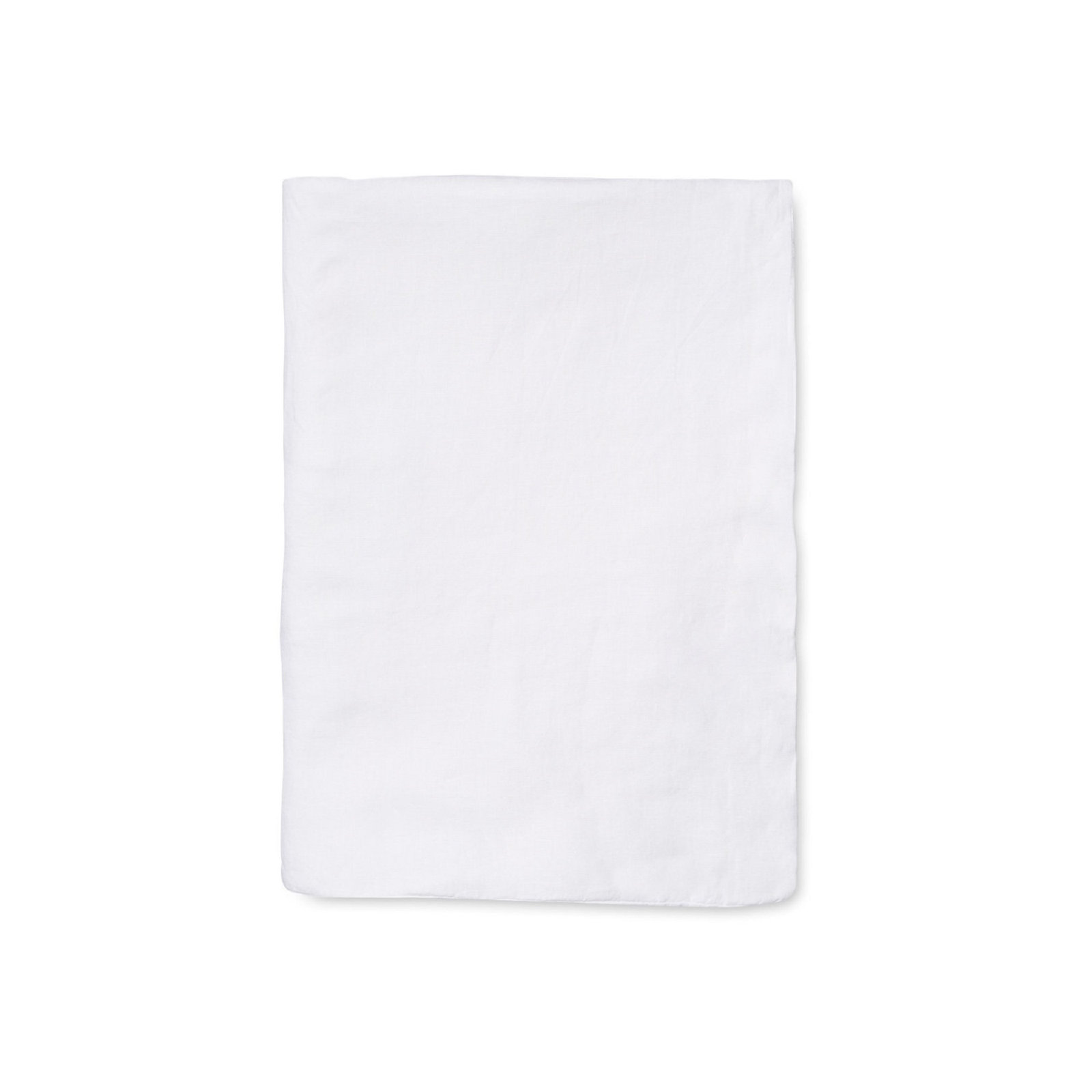 Driscoll Linen Duvet Cover Set, White, Twin Duvet Cover