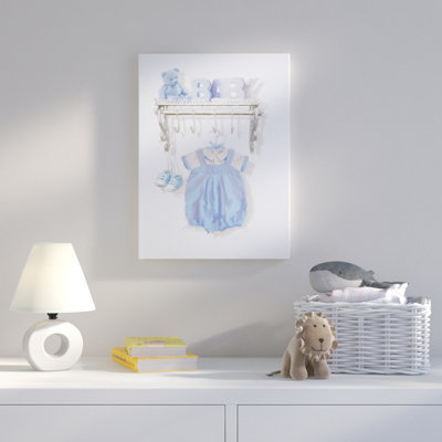 « naissance blue », art sur toile