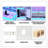 70" Fireplace Tv Stand With 40" Electric Fireplace – Modern Media Console With Dual Led Lights & Built-In Power Outlet For Tvs Up To  65/75/80 Inch Tvs, High Gloss Gaming Entertainment Center,  For Living Room-1426918109-1410716421