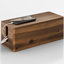 Acacia Wood Large Cable Management Box Round Edge