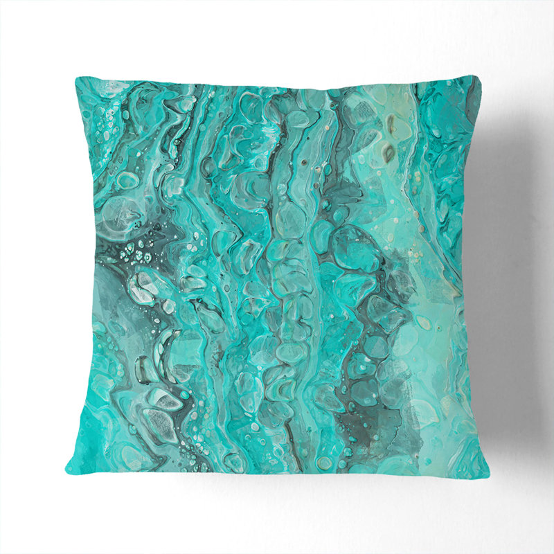 Motion in the Ocean Cushion with Filling, Stone, 40cm H x 40cm W x 15cm D