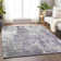 Machine Washable Indoor/Outdoor Xhevrie Plum Rug
