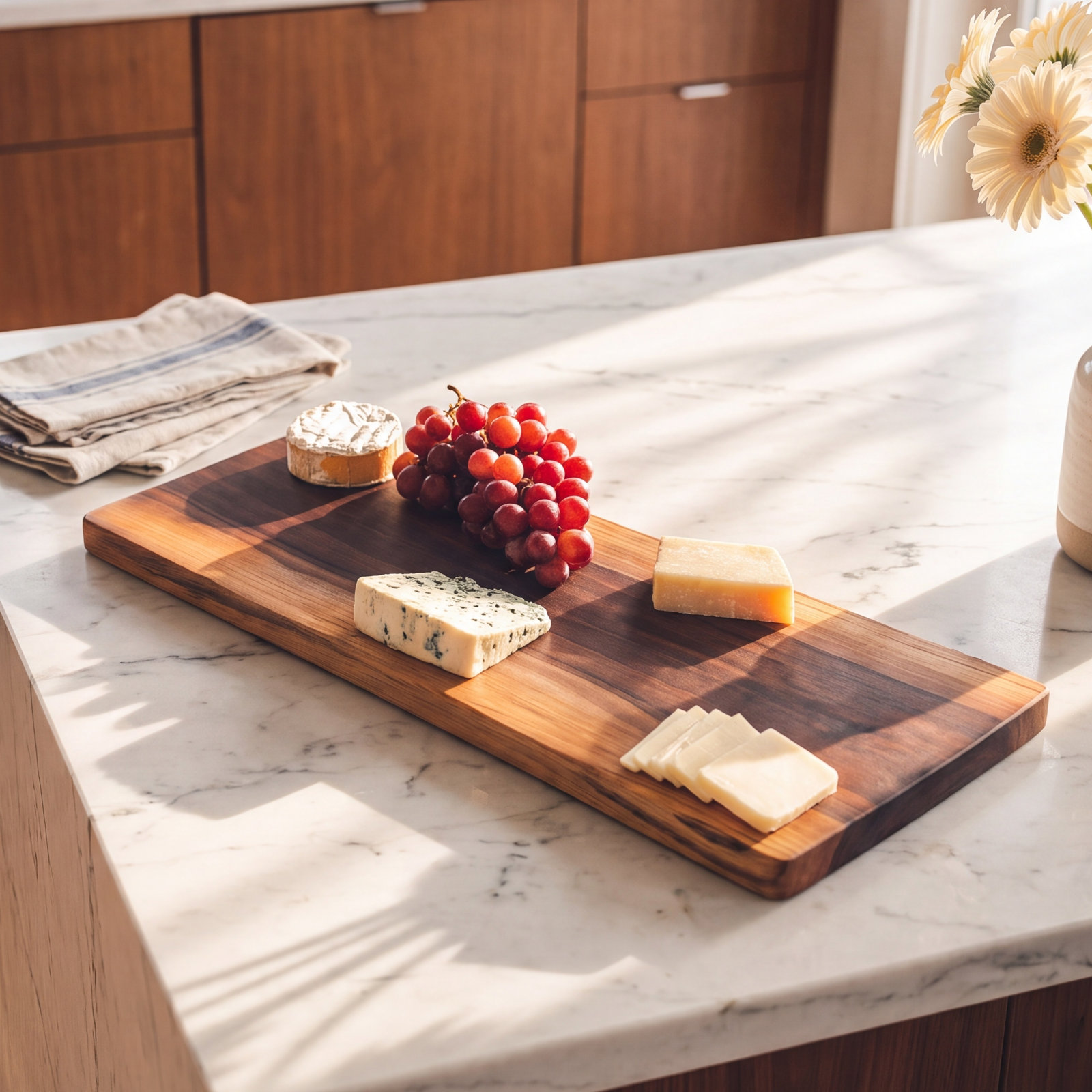 Live Edge Walnut Cutting Board, Large: 24"