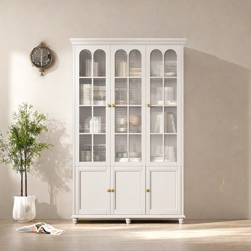 Bibliothèque de style américain, (6 tablettes) H 82,68 po x l 51,18 po x P 16,14 po