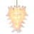 12-Light Tiered Chandelier With Cloud Glass