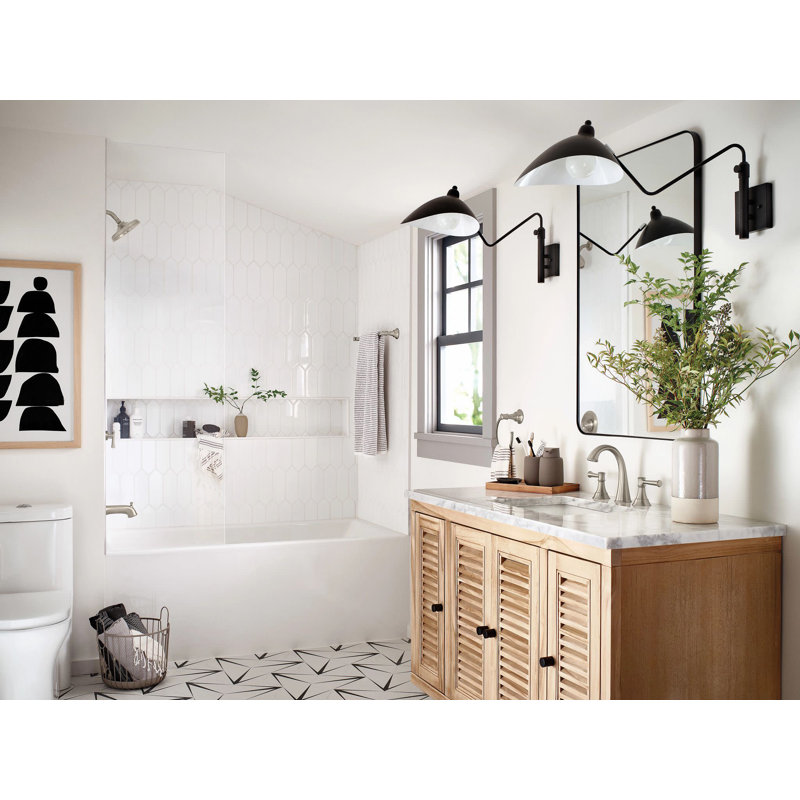 Robinet de baignoire et douche Gilmour avec valve brute et Posi-Temp