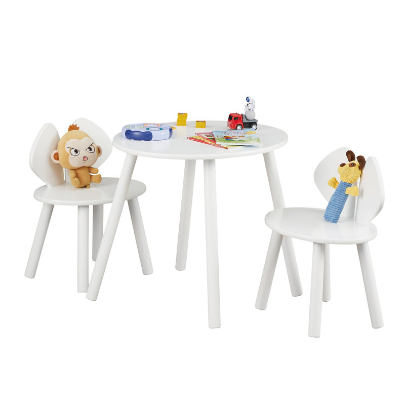 Round Table Portable Plastic Dining Card Table And Chair Set