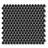 Black Matte Penny Round Mosaic Tile – 12x12 Wall & Floor-85263836