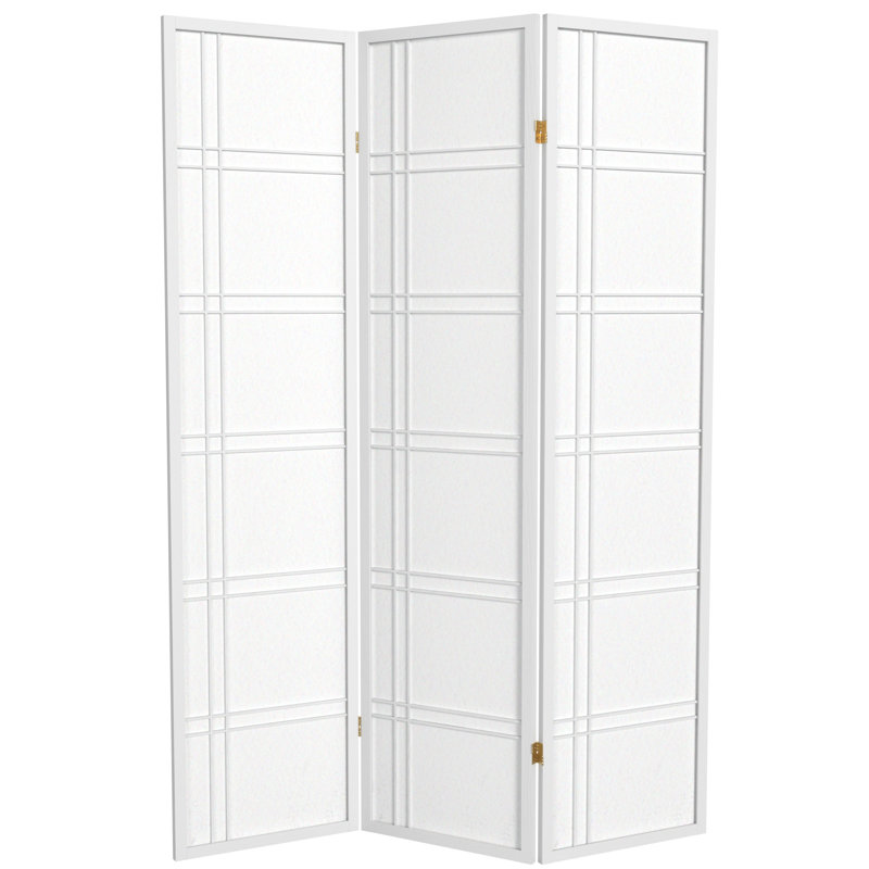Cloison en papier de riz pliable Keitez, Blanc, 3