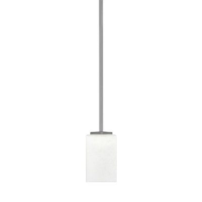 Mini-luminaire suspendu avec tige en verre Fausley