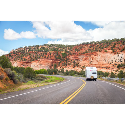 Lavdie Motor Home Car by Mariakray - Wrapped Canvas Print