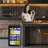 4.4 Cu.ft Beverage Fridge, 37 Bottles/145 Cans,Drink Fridge with Touch Control, 32-61℉, <38dB, LED, Removable Shelves, Stainless Steel Frame