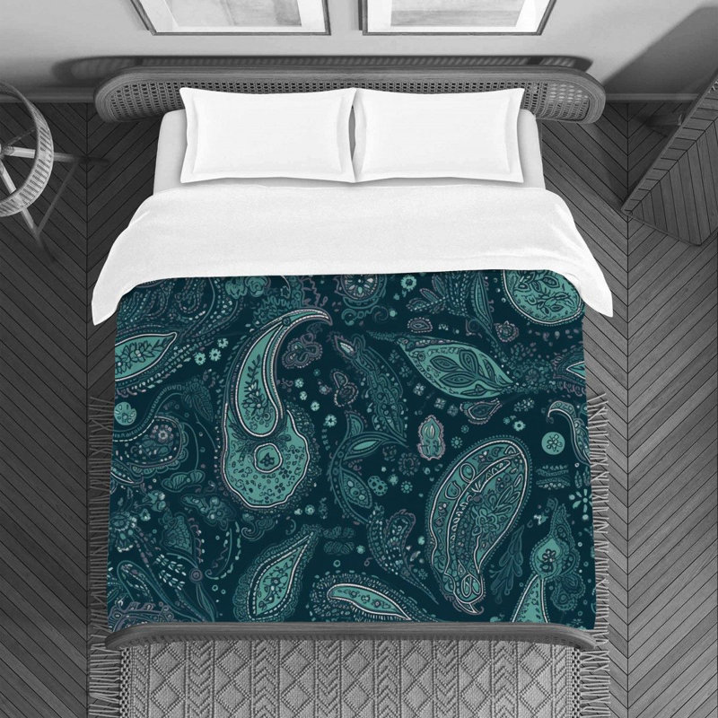 Paisley Bedding, King Duvet Cover