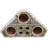 1.5'' H Marble Tabletop Candelabra