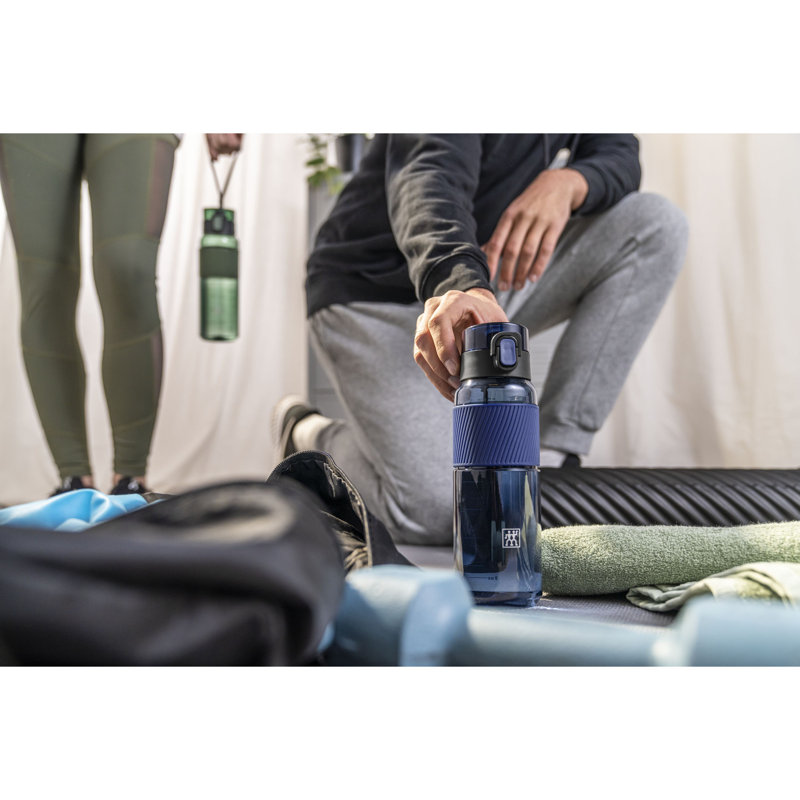Tritan Plastic Water Bottle, Dark Blue
