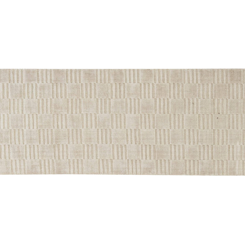 Hand Woven Linen Geometric Area Rug