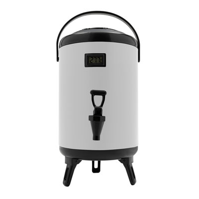 Distributeur de boissons chaudes et froides en acier inoxydable 8 litres avec thermomètre