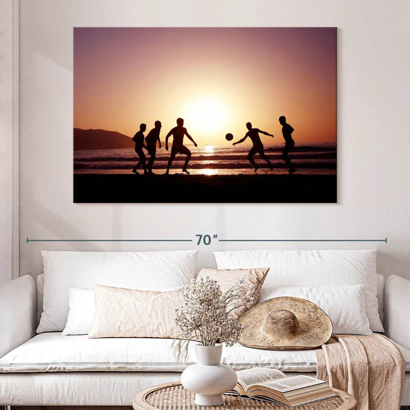 Sireci Beach Soccer Silhouette