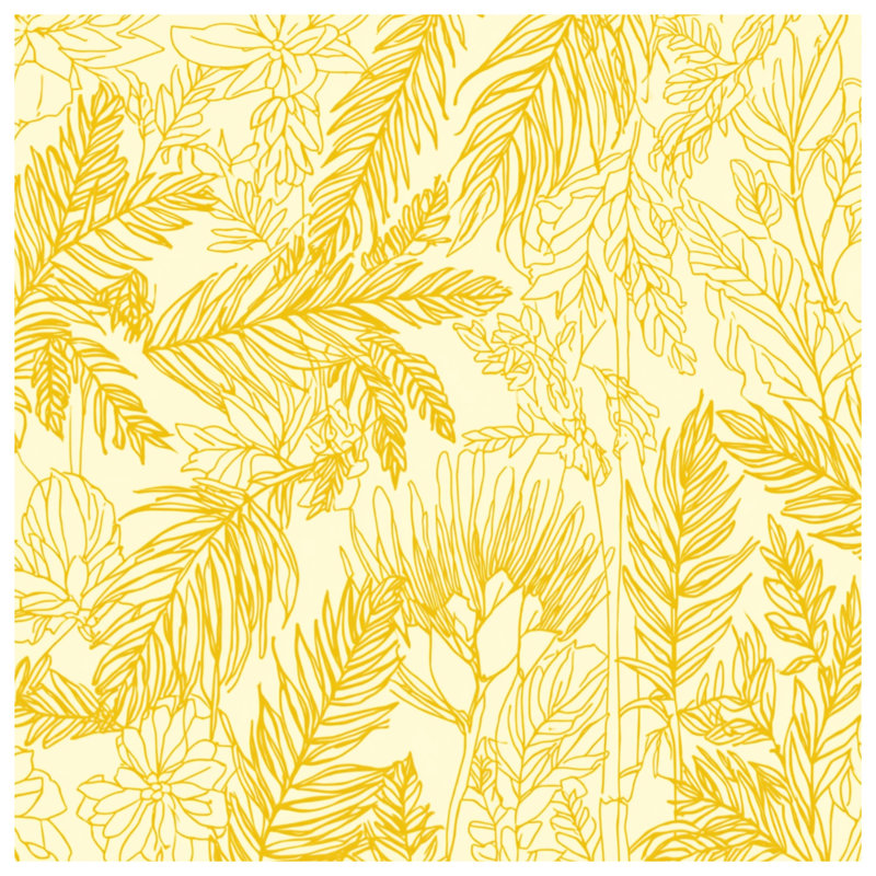 Coussins décoratifs jaunes, 18 po x 18 po