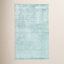 Owens Aqua Blue Hand-Loomed Wool Rug