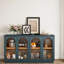Buffet de rangement moderne en bois - charme rustique avec organisation cachée-177276022
