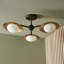 Neena 3 -Light Unique LED Chandelier