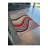 Machine Washable Light Tone Multicolor Wave Patterned Creative Modern Decorative Rug