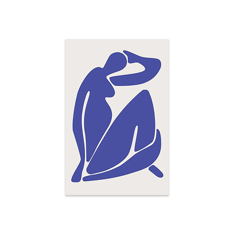 «Henri Matisse Blue Collection I» par Jay Stanley - impression sans cadre, H 24 po x l 16 po x P 0,25 po