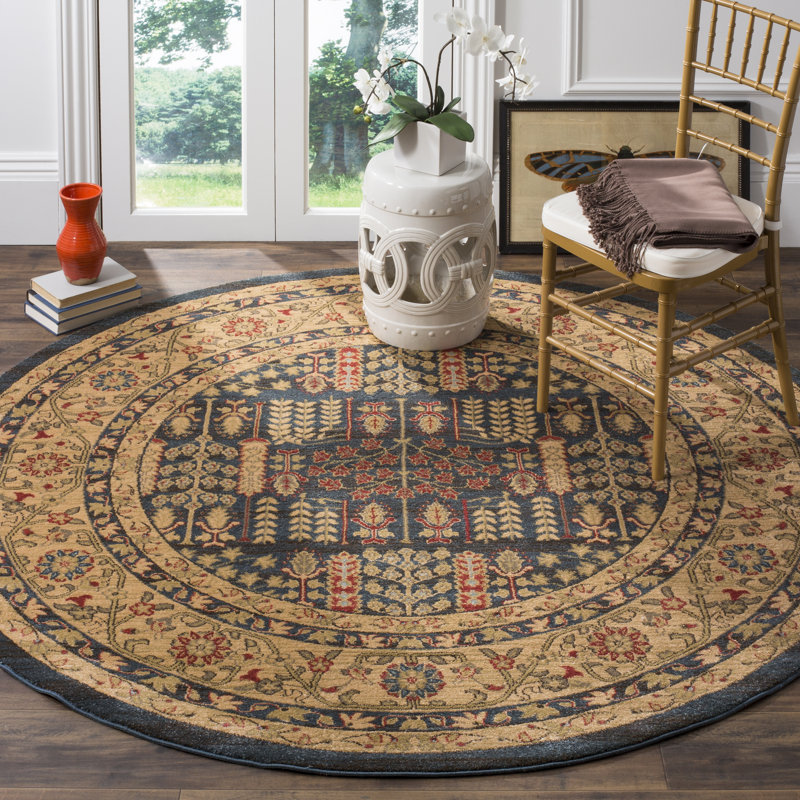 Pennypacker Performance Oriental Rug, Round 6'7"