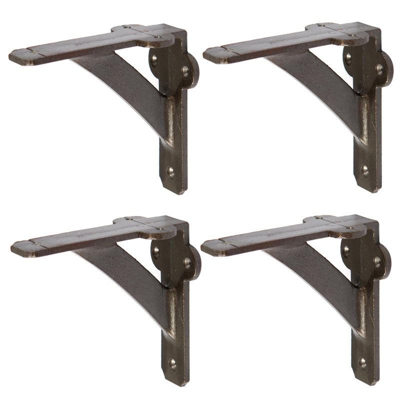Hammer & Tongs - Iron Shelf Bracket - D100mm - Raw